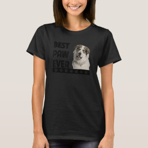 Great Pyrenees Fathers Day Best Paw Ever Dog Dad T-Shirt