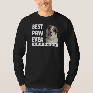 Great Pyrenees Fathers Day Best Paw Ever Dog Dad   T-Shirt