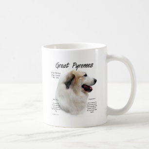Great Pyrenees History Design Coffee Mug