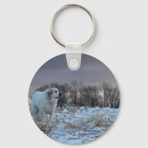Great Pyrenees Key Ring