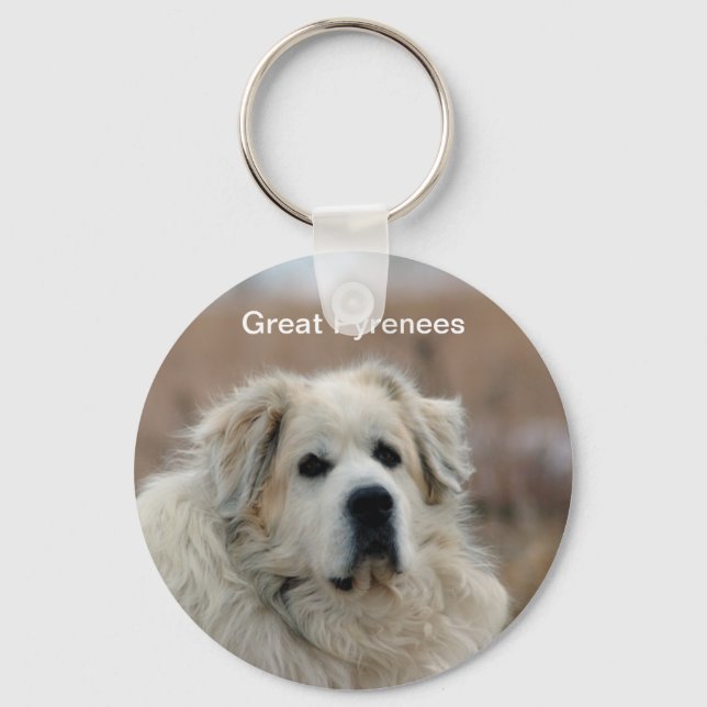 Great Pyrenees Keychain (Front)
