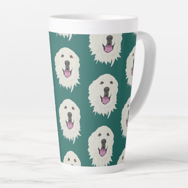 Great Pyrenees  Latte Mug (Right Angle)