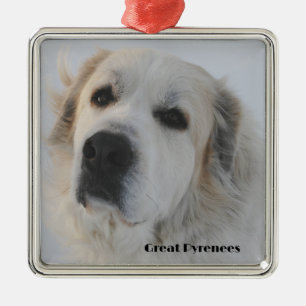 Great Pyrenees Metal Ornament