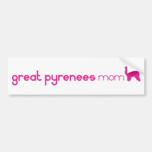 Great Pyrenees Mum Bumper Sticker