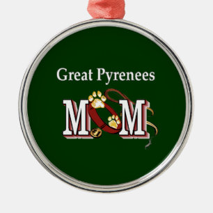Great Pyrenees Mum Metal Tree Decoration