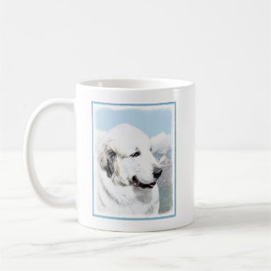 Great Pyrenees Painting - Original Dog Art Coffee Mug
