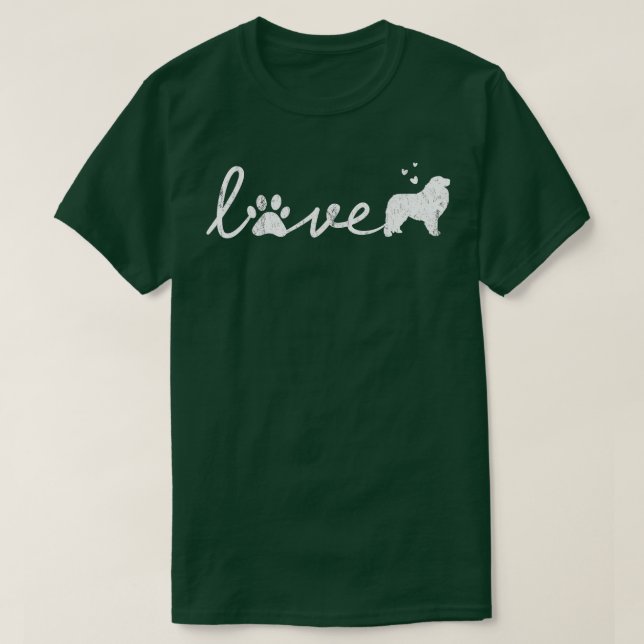 Great Pyrenees Pyr Mom Dad Dog Love Pet Paw Gift  T-Shirt (Design Front)