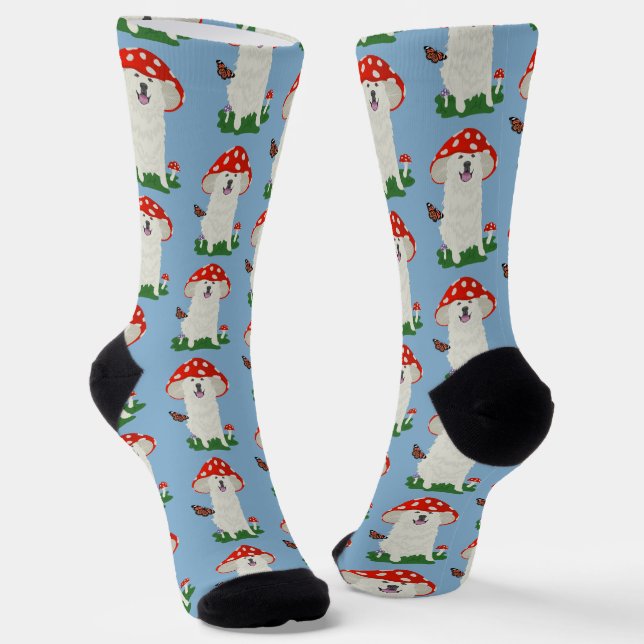 Great Pyrenees Socks (Angled)