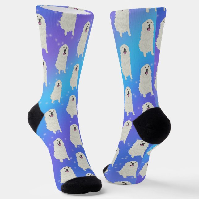 Great Pyrenees Socks (Angled)