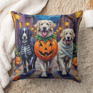 Great Pyrenees Trick-or-Treating Halloween Costume Cushion