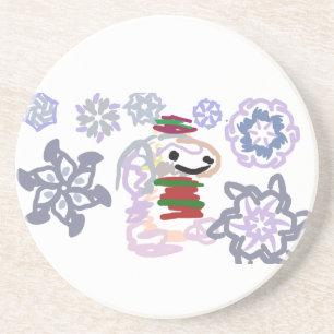 Great Pyrenees winter Coaster