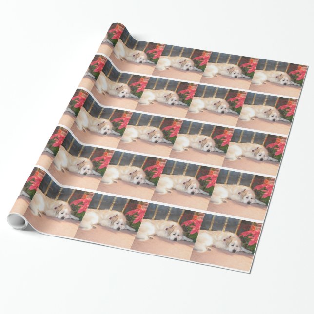Great Pyrenees Wrapping Paper (Unrolled)