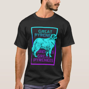 Great Pyreness Dog Vintage Retro Great Pyreness T-Shirt