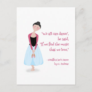 Great Quotations_Dance Postcard