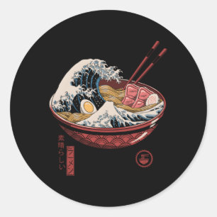 Great Ra Wave Classic Round Sticker