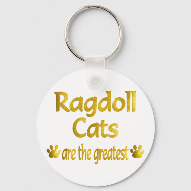 Great Ragdoll Key Ring (Front)