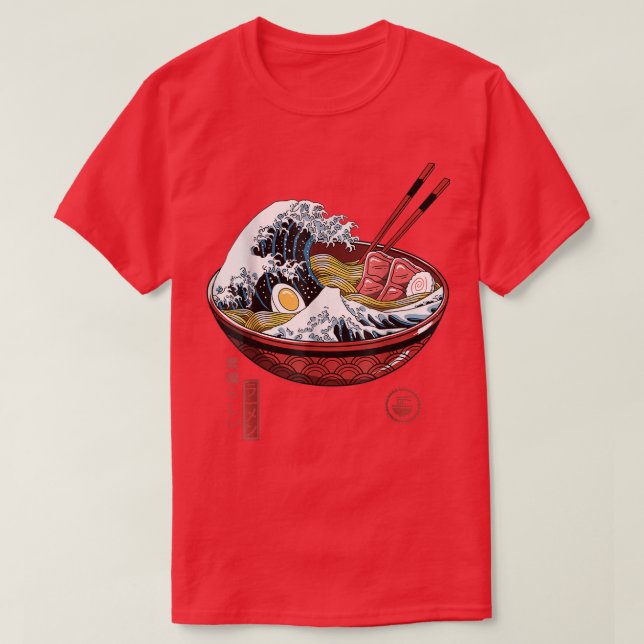 Great Ramen Wave 404 T-Shirt (Design Front)