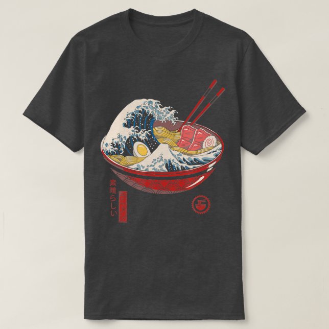 Great Ramen Wave  TShirt (Design Front)
