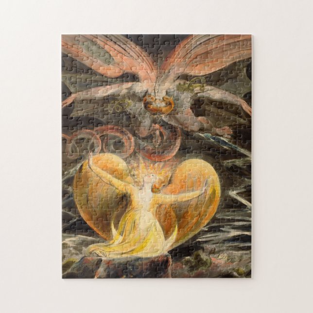 Great Red Dragon and the Woman Clothed with Sun Jigsaw Puzzle (Vertical)