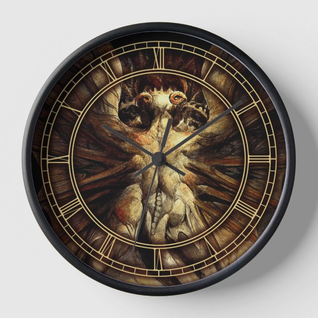 Great Red Dragon Clock (Front)