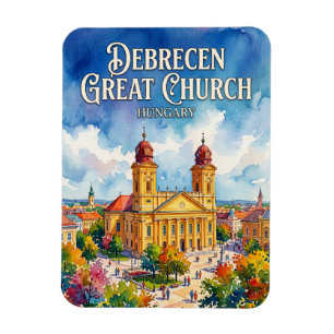 Great Reformed Church, Debrecen Hungary Magnet