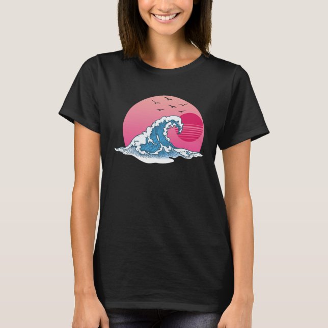 Great Retro Waves T-Shirt (Front)