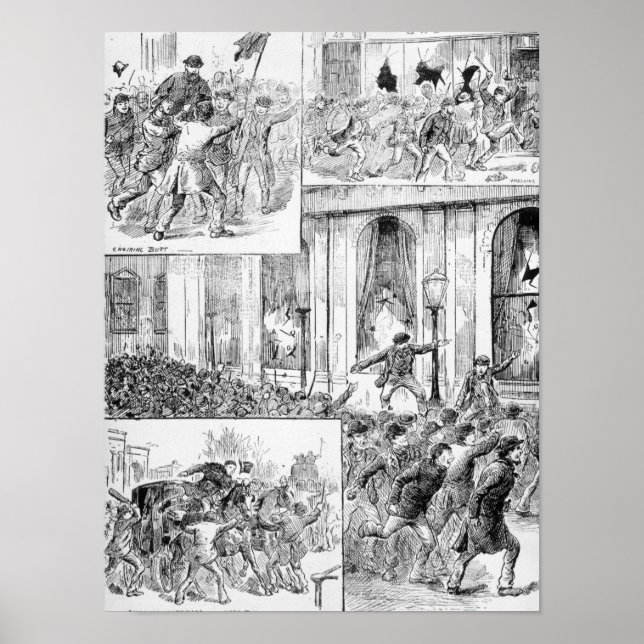 Great Riots in London Poster (Front)