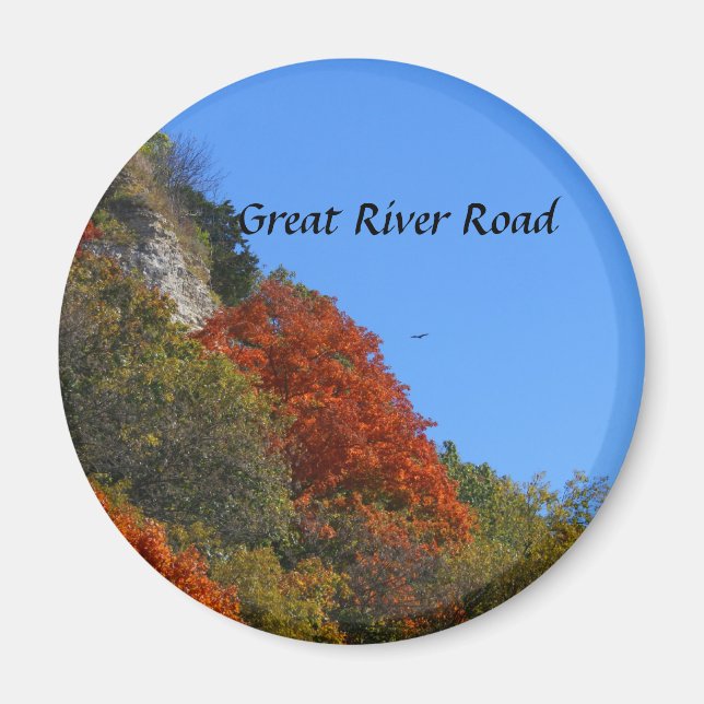 Great River Road Magnet (Front)