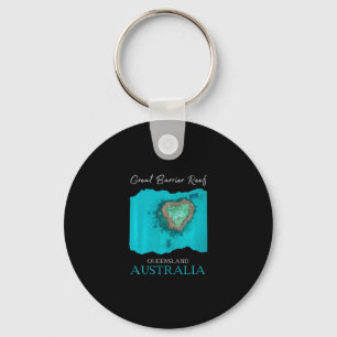 Great Rrier Reef Queensland Australia Souvenir Wom Key Ring
