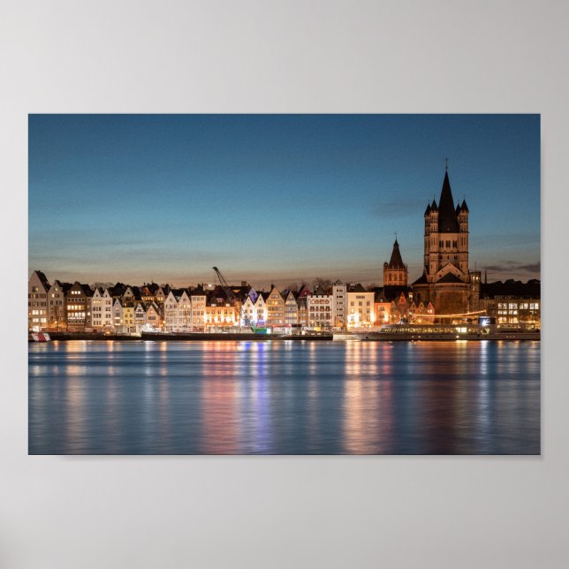 Great Saint Martin Church Cologne Poster (Front)