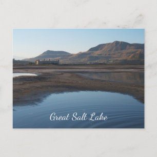 Great Salt Lake, Beach, Saltair Pavilion Postcard