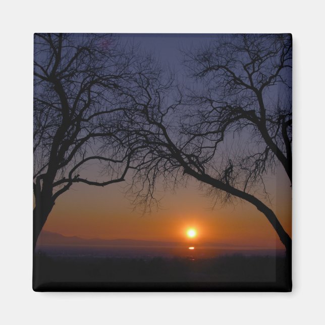 Great Salt Lake Sunset Magnet (Front)
