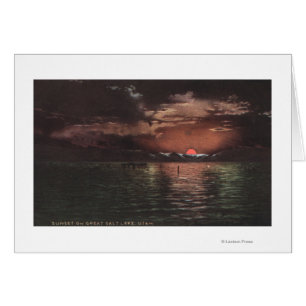 Great Salt Lake, UTSunset Scene on Lake View