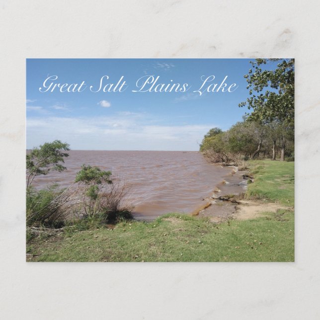 Great Salt Plains Lake, Oklahoma Postcard (Front)