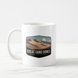 Great Sand Dunes National Park Badge Coffee Mug