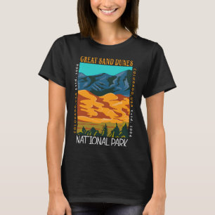 Great Sand Dunes National Park Colorado Distressed T-Shirt