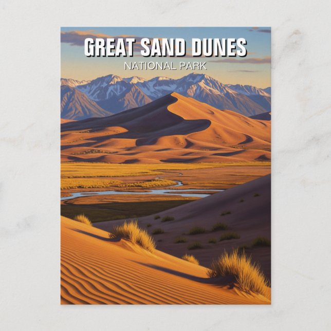 Great Sand Dunes National Park Colorado Postcard (Front)