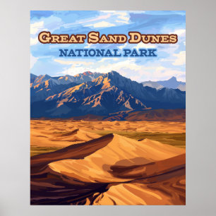 Great Sand Dunes National Park Colorado Poster