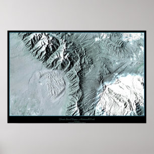 Great Sand Dunes National Park, Colorado satellite Poster