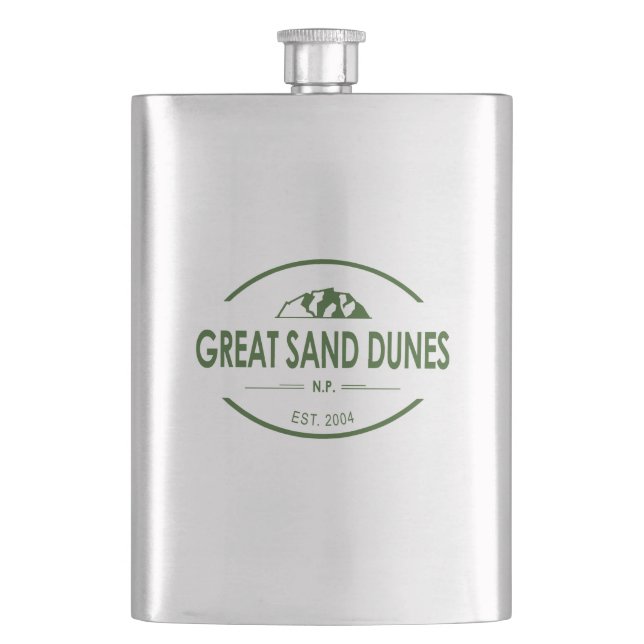 Great Sand Dunes National Park Hip Flask (Front)