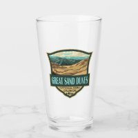 Great Sand Dunes National Park Illustration Retro
