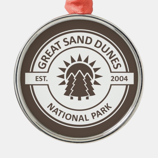Great Sand Dunes National Park Metal Ornament (Front)