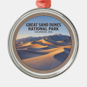 Great Sand Dunes National Park Mosca Colorado Metal Ornament