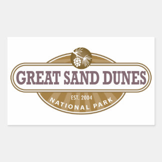 Great Sand Dunes National Park Rectangular Sticker