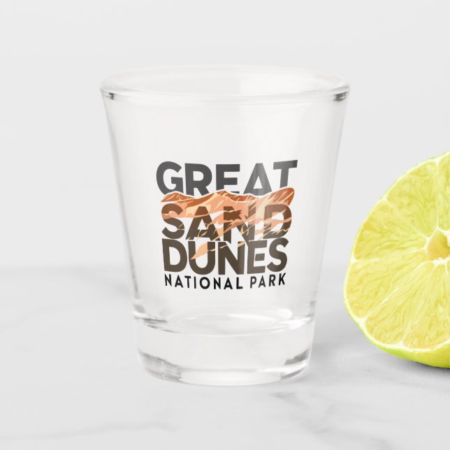 Great Sand Dunes National Park Shot Glass (Front)