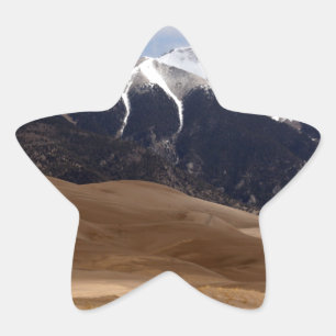 Great Sand Dunes National Park Souvenir Star Sticker