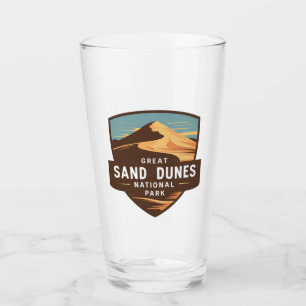 Great Sand Dunes National Park Travel Badge Glass