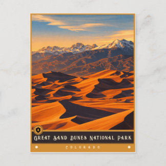 Great Sand Dunes National Park | Vintage Postcard