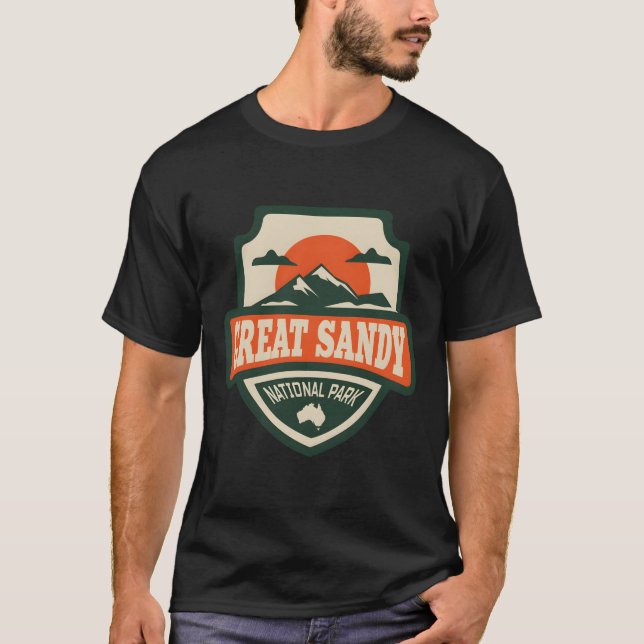 Great Sandy � The Endless Horizon of Australia T-Shirt (Front)