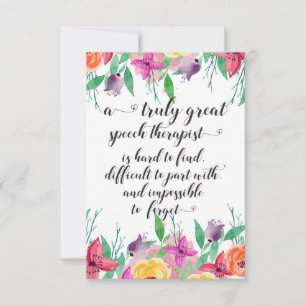 Great school speech therapist thank you gift SLP